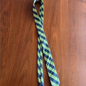 American Eagle Striped Green and Blue “Skinny” Tie